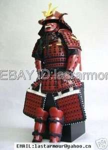 Rüstung Art Japanese Samurai suit of Red&Black Armor  