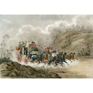  Southampton Coaches Telegraph Etching Newhouse, Charles B 