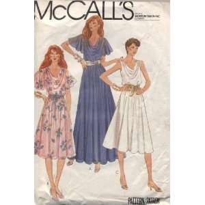 Vintage McCalls 1982 Womens Dress Sewing Pattern # 8003