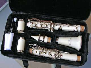 WHITE Bb CLARINET With Case + Best Student Quality NEW!  