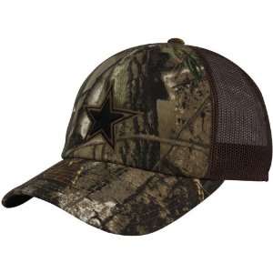 Reebok Dallas Cowboys Forest Mesh Back Trucker Adjustable Hat:  