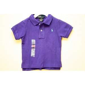   Classic Infant Baby Boys Polo Shirt, Purple, Size: 12 Month: Baby