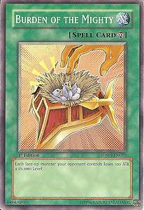YuGiOh Burden of the Mighty SDWS EN019 1st Edition common (used) *Free 