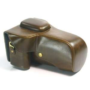  (Brown) Leather Camera Case for Canon EOS Kiss X5 (EOS 