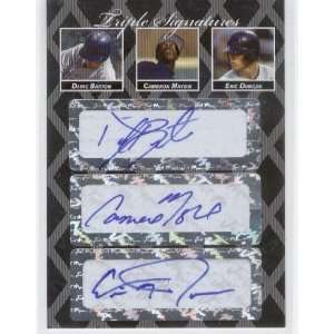 2006 Just Minors Triple Signatures 200 Cameron Maybin / Daric Barton 