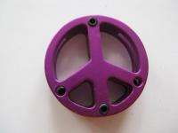 Bicycle Cantilever brake cable carrier hanger Peace Purple anodized 