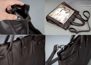 Mens Business Case Casual Laptop Handbag Shoulder Purse Briefcase Bag 