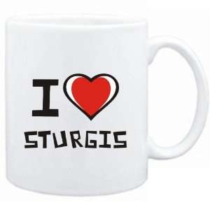  Mug White I love Sturgis  Usa Cities: Sports & Outdoors