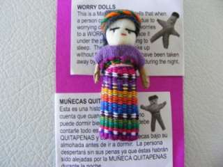 Our range of Worry Doll products are sent to us directly from 