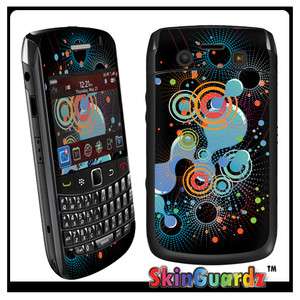 BLACK ABS DECAL SKIN TO COVER BLACKBERRY BOLD 9780 CASE  