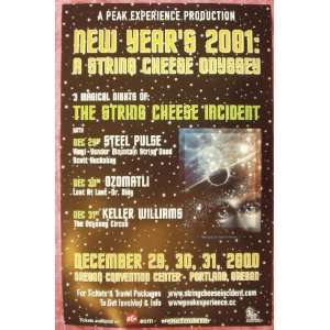  String Cheese Incident Oregon NYE 2000 Gig Poster