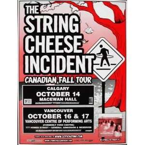  String Cheese Incident Vancouver Concert Poster 2001