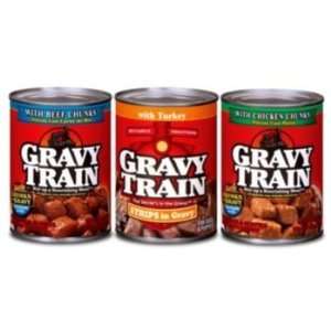  Gravy Train Canned Dog Food Case Chicken