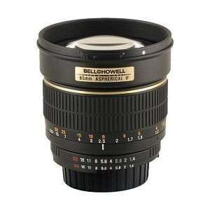  Bell and Howell 85mm f/1.4 Aspherical Lens for Canon DSLR 