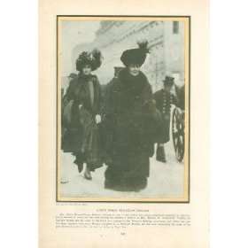  1910 Print Suffragette Mrs Oliver H Perry 