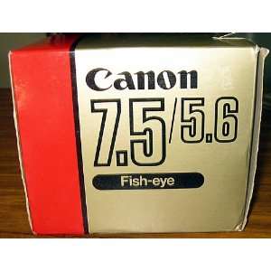  Canon FD 7.5mm / 5.6 Fish eye Lens: Everything Else