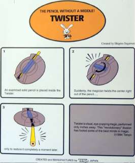 Twister Pencilia DISCONTINUED Tenyo Trick SEE DEMO  