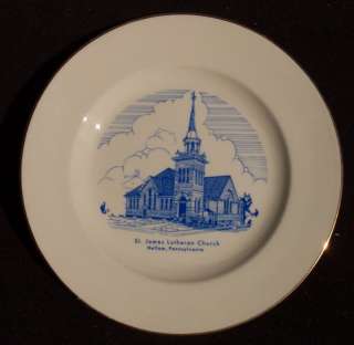 1971 Plate St. James Lutheran Church Hallam Hellam PA  