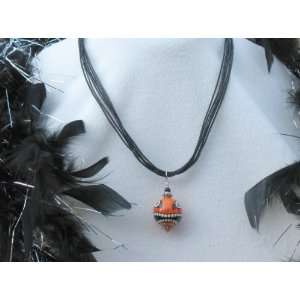  Pumpkin Necklace with multi strands: Everything Else