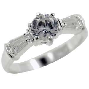   Promise Ring   Sterling Silver Cz Engagement Rings Pugster Jewelry