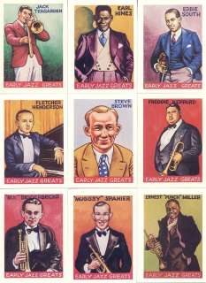 Crumbs Trading Cards: Early Jazz Greats Boxed Set  