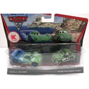   Car 2 Pack Carla Veloso Carlas Crew Chief VW Mattel 2011: Toys