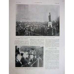  1930Print Statue Mrs Pankhurst London Suffragettes: Home 