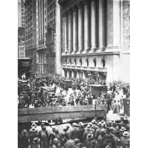  Crowds at Stock Exchange on Black Tuesday