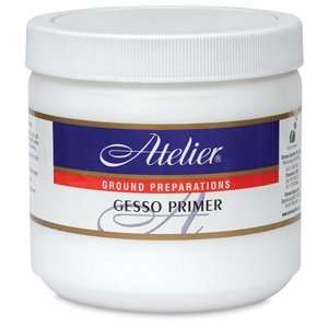  Chroma Atelier Gesso Primers   16 oz, Liquid Gesso Primer 