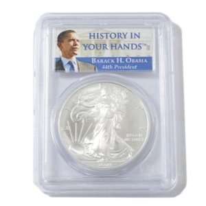   American Eagle Obama Label MS70 PCGS:  Sports & Outdoors