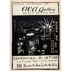  1954 Original Lithograph Sylvia Carewe Art American 