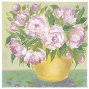  Patricia Roberts   Yellow Vase Peonies I: Home & Kitchen