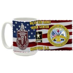  U.S. Army Walter Reed Medical Center Coffee Mug: Kitchen 