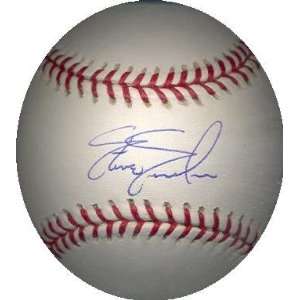  Steve Swisher Signed Baseball: Sports & Outdoors