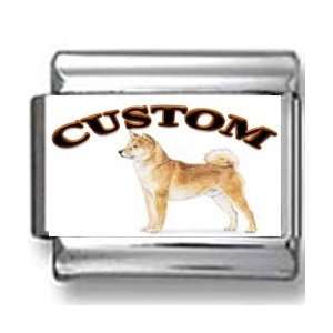  Shiba Inu Dog Custom Photo Italian Charm: Jewelry