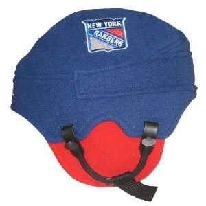   Rangers Adult NHL Trick Polar Fleece Hat, Blue/Red: Sports & Outdoors