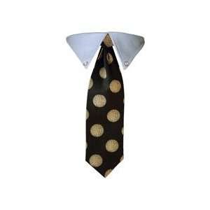 Dog Tie   Sports Themed Golfball Dog Tie   Medium   Made in the USA 