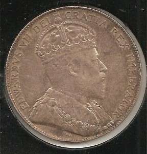 1909 VF XF Canadian Half Dollar #1  Scarce & HI Grade  