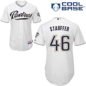  Tim Stauffer San Diego Padres Authentic Home Cool Base 