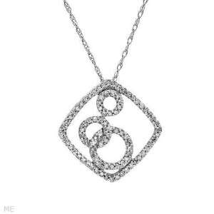  Necklace With Genuine Clean Diamonds White Gold Length 