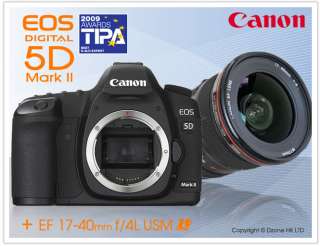 Canon EOS 5D Mark II Body +EF 17 40mm f4L USM Lens#D471 827514783812 