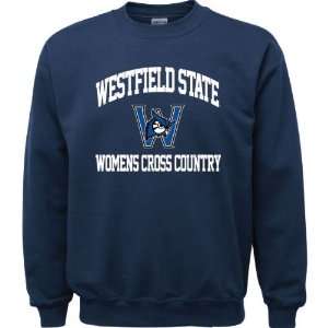  Westfield State Owls Navy Womens Cross Country Arch 