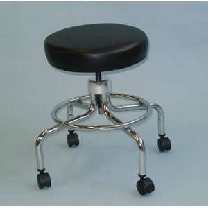  Classic Doctors Stool W/O Back W/ Foot Ring & Casters (Catalog 