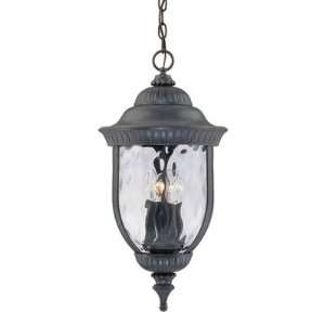 Castlemain Outdoor Hanging Lantern in Walnut Patina Size 24.75 H x 