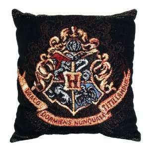  Harry Potter Hogwarts Crest Woven Pillow: Home & Kitchen