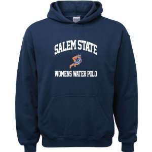   State Vikings Navy Youth Womens Water Polo Arch Hooded Sweatshirt