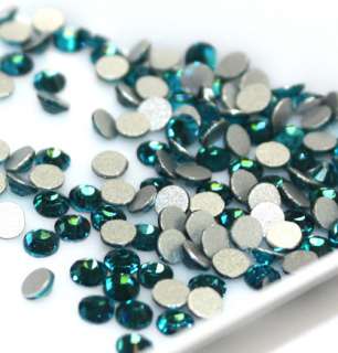   high quality color blue zircon measurement ss6 2mm ss8 2 4mm ss10 2