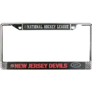  New Jersey Devils Metal License Plate Frame Sports 