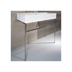   Standing Stainless Steel Console Stand W/ Towel Bar: Home Improvement