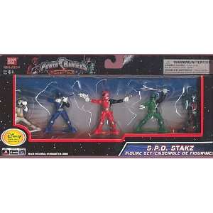 Power Rangers S.P.D. Stakz Figure Set Toys & Games